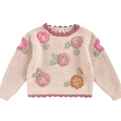 Acia Stickad Babytröja Blush>Louise Misha Sale