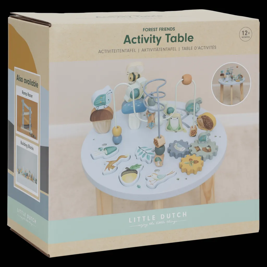 Activity Table Forest Friends Blue>Little Dutch Outlet