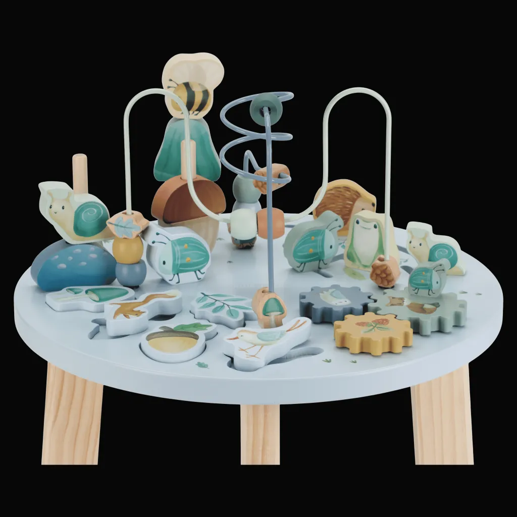 Activity Table Forest Friends Blue>Little Dutch Outlet