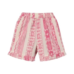 Addie Shorts Cloud Dancer Pink Stripe><noscript><img width=