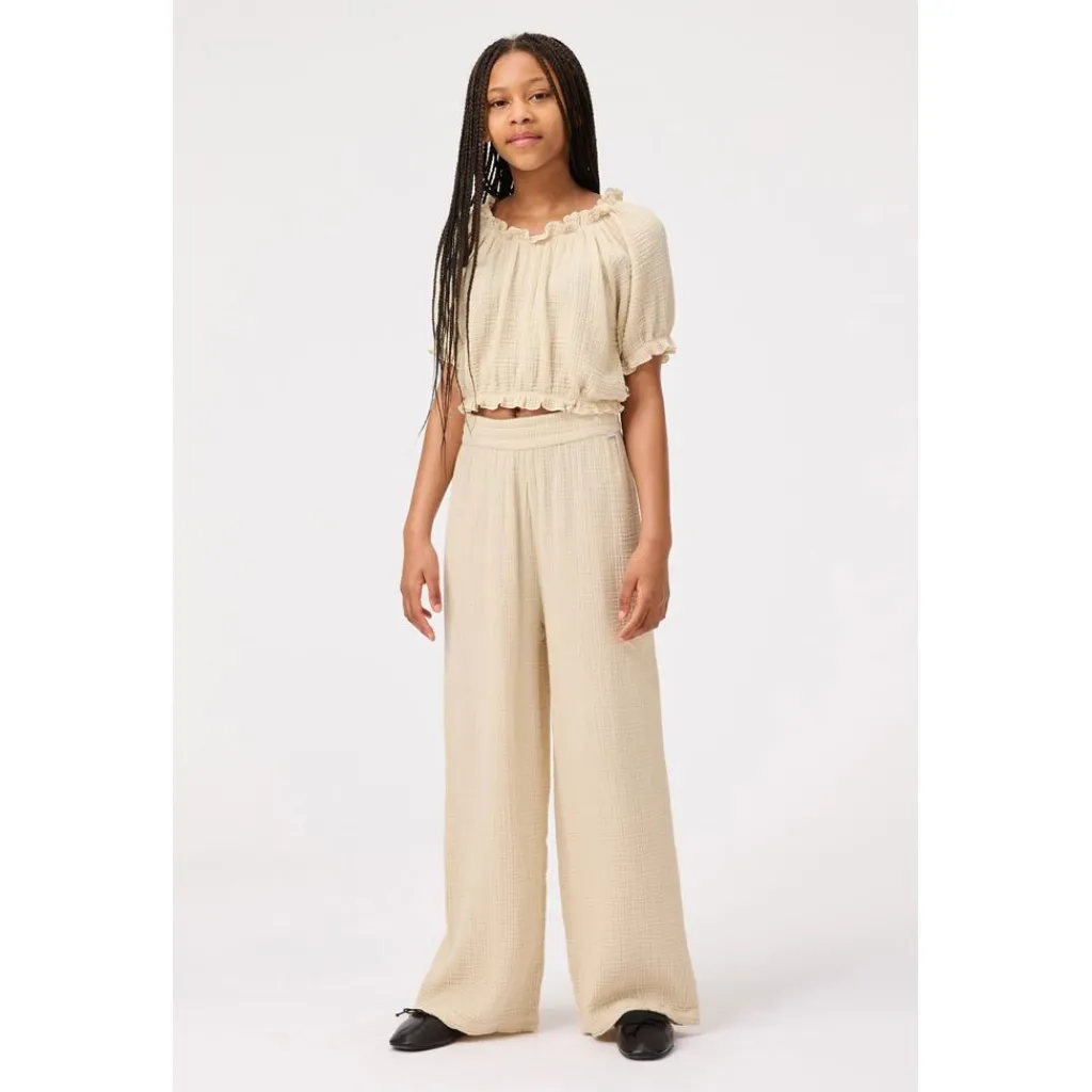 Agatha Woven Pants Brazilian Sand>Molo Hot