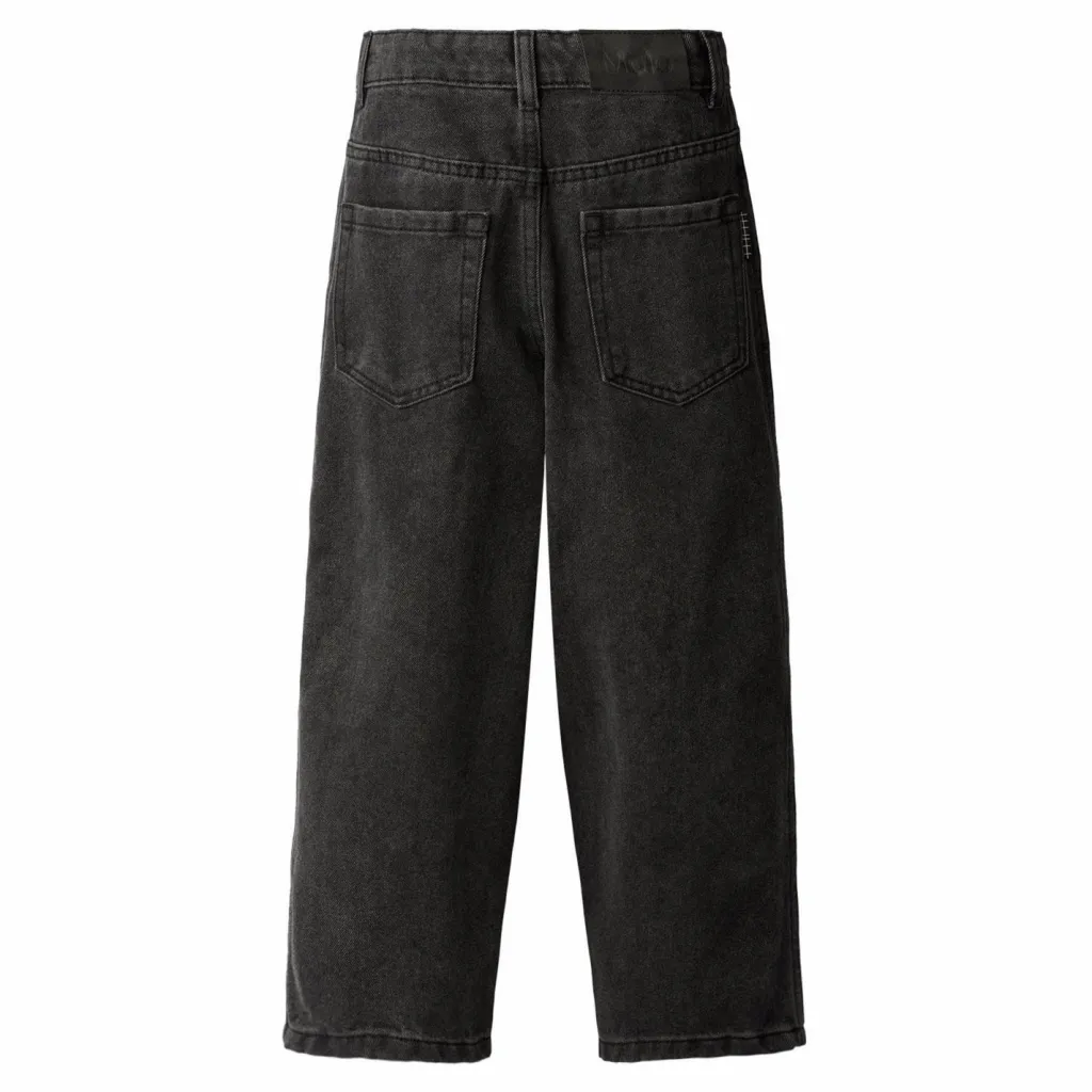 Aiden Jeans Washed Black>Molo