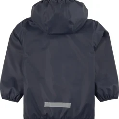 Aktiv Fleecefodrad Regnjacka Marinblå><noscript><img width=