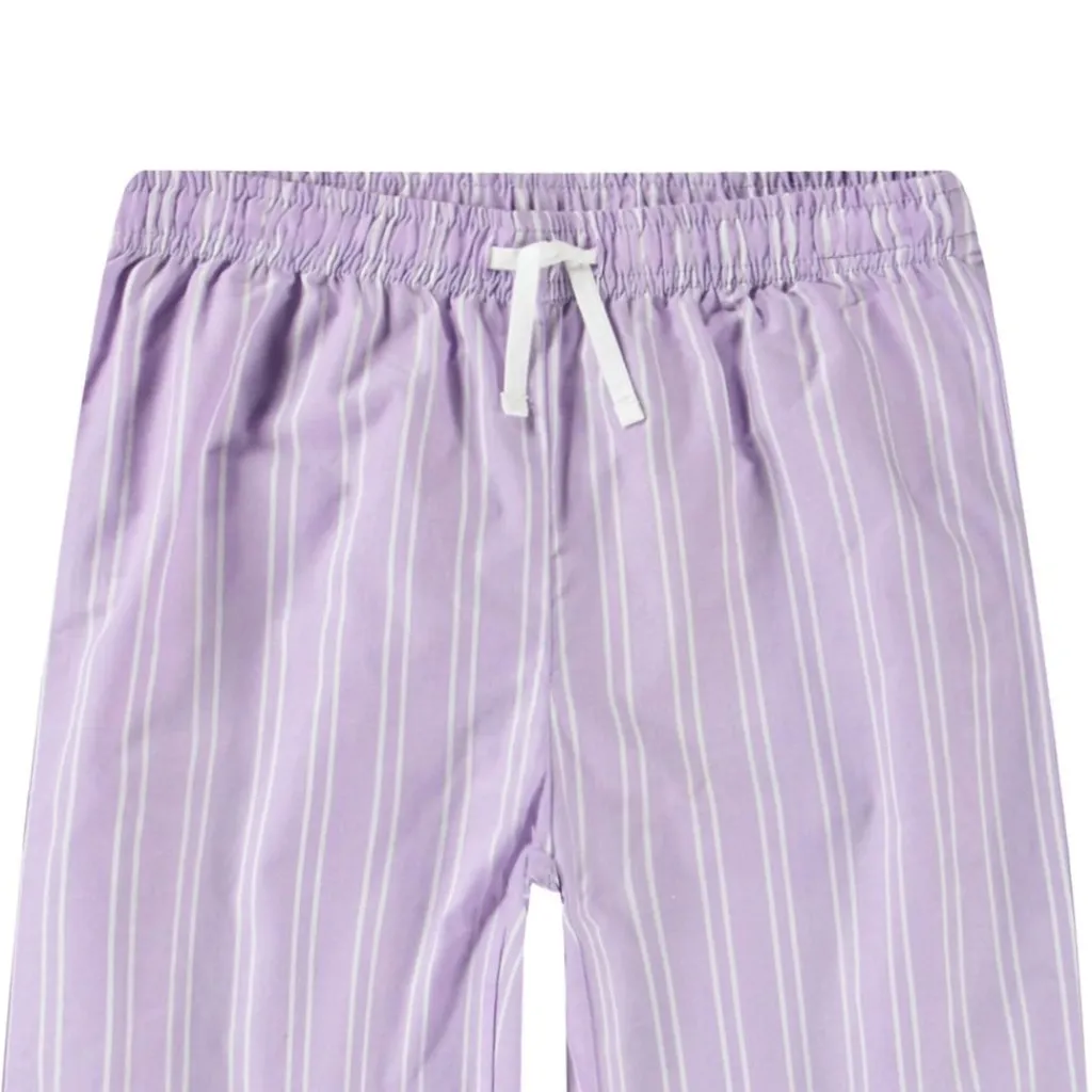Alfrida Woven Pants Purple Rail Stripe>Molo Clearance