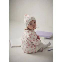 Alice Stickad Babytröja Floral Jaqcuard><noscript><img width=