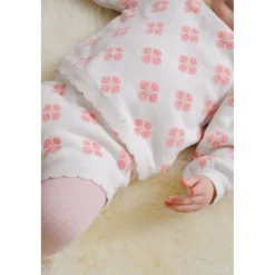 Alice Stickad Babytröja Floral Jaqcuard><noscript><img width=