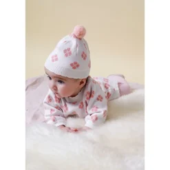 Alice Stickad Babytröja Floral Jaqcuard><noscript><img width=