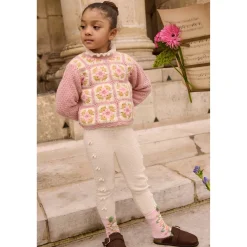 Alicia Stickad Tröja Blush><noscript><img width=