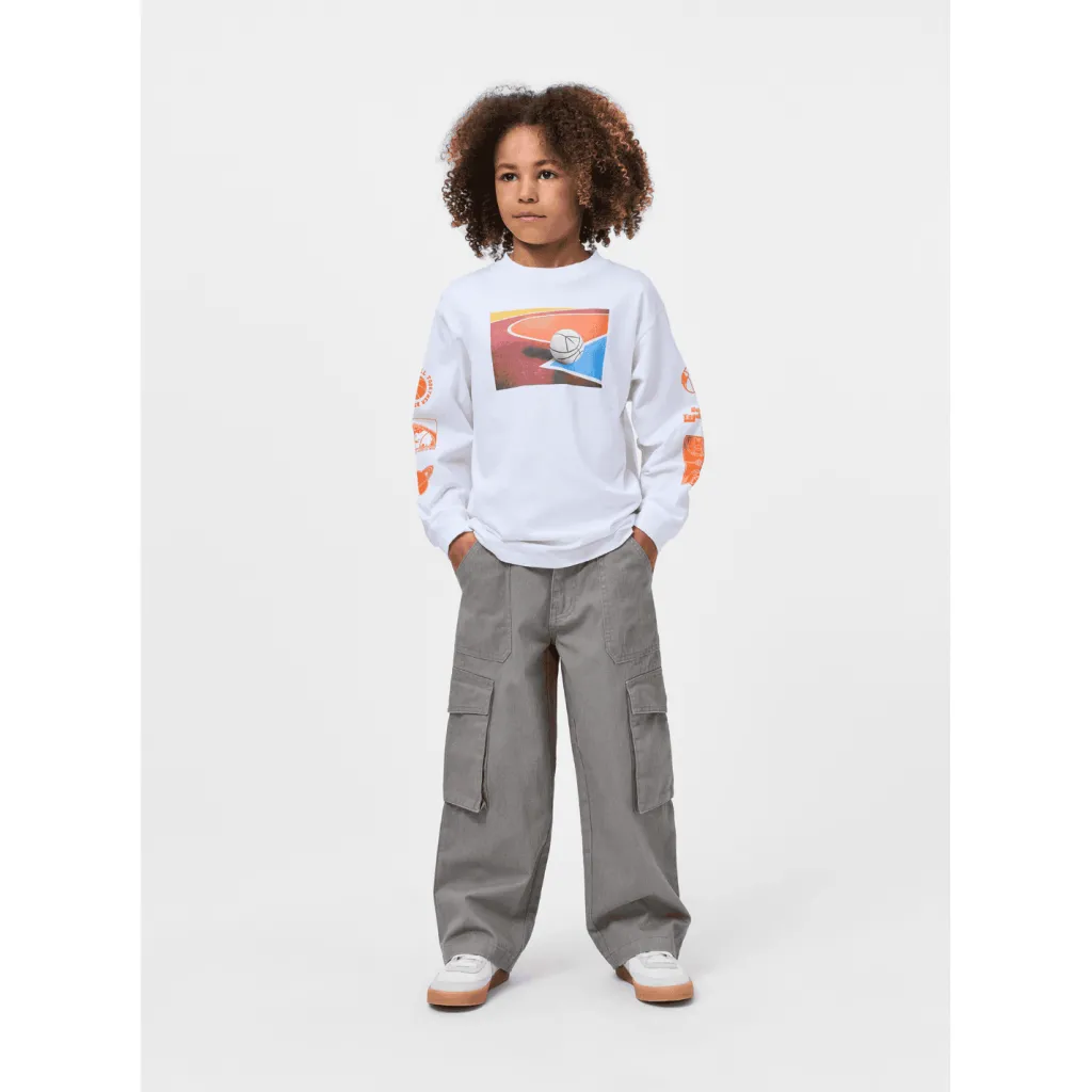 Alter Cargobyxor Light Grey Wash>Molo Sale
