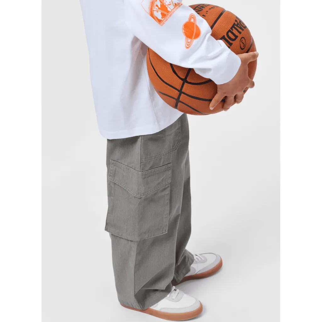 Alter Cargobyxor Light Grey Wash>Molo Sale