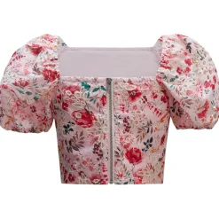 Amelia Blommig Topp Blush><noscript><img width=