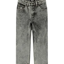 Aska Woven Pants Grey Stonewash>Molo Online