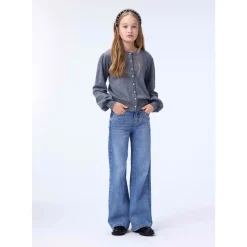 Asta Byxor I Vävt Tyg Rhinestone Denim>Molo Online
