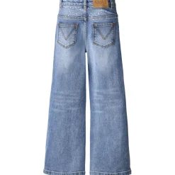Asta Byxor I Vävt Tyg Rhinestone Denim><noscript><img width=