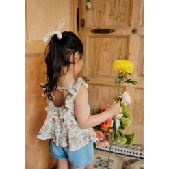 Asya Shorts Stone Blue><noscript><img width=