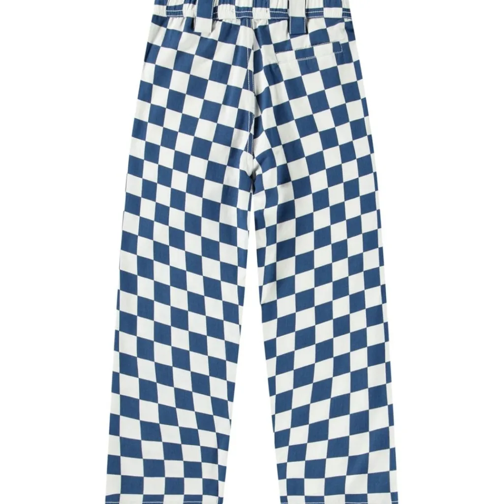 Ataru Woven Pants Best Blue Check>Molo Sale