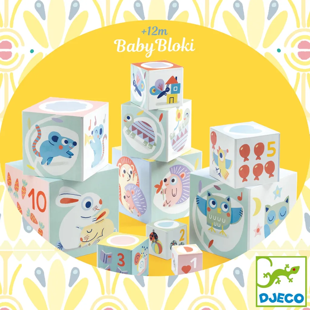 Baby Bloki Stapling Av Block>Djeco