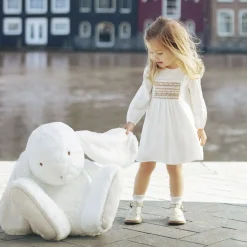 Baby Ceremonie Klänning Gräddvit><noscript><img width=