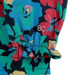 Baby Flowers Vävd Blus Midnight Blue>Bobo Choses Clearance