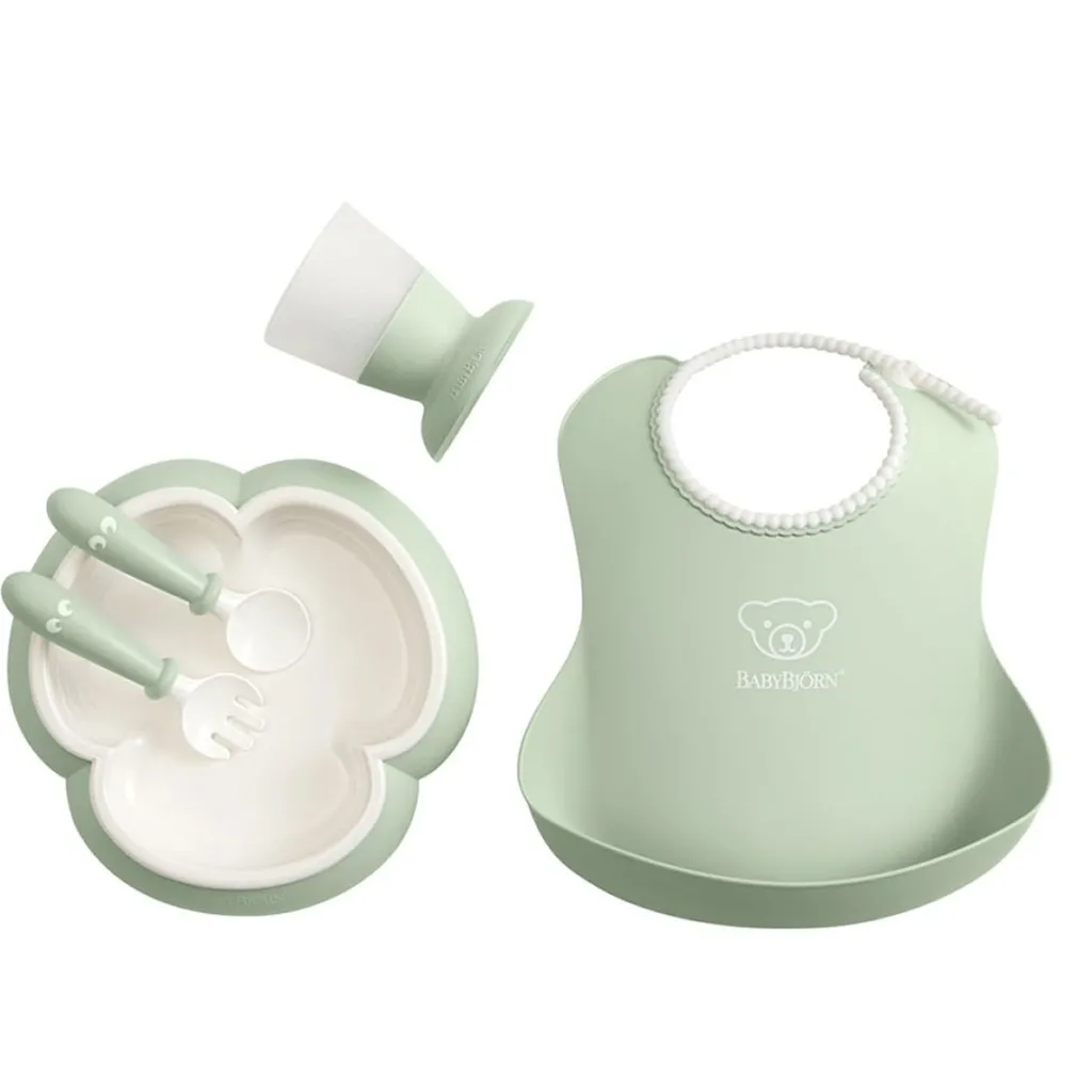 Baby Middags Set Blekgrön>BabyBjörn Outlet