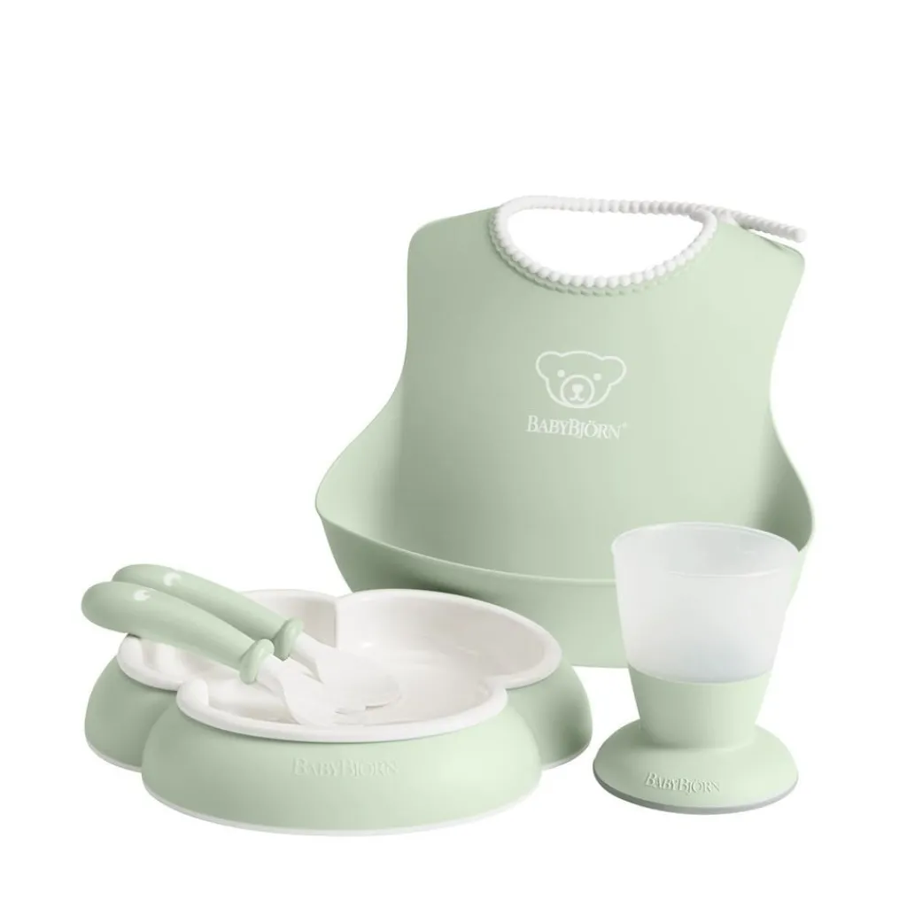 Baby Middags Set Blekgrön>BabyBjörn Outlet