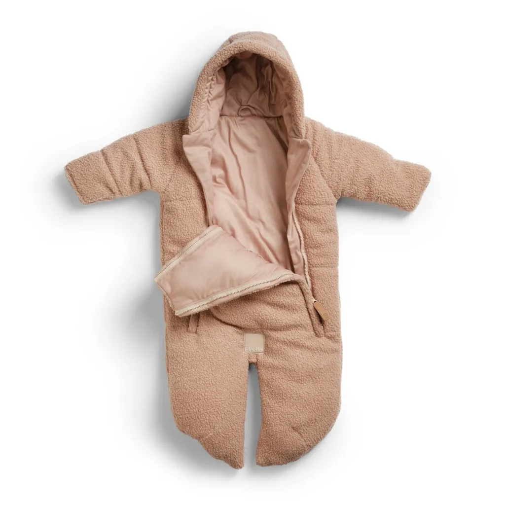 Baby Overall Pink Bouclé>Elodie Clearance