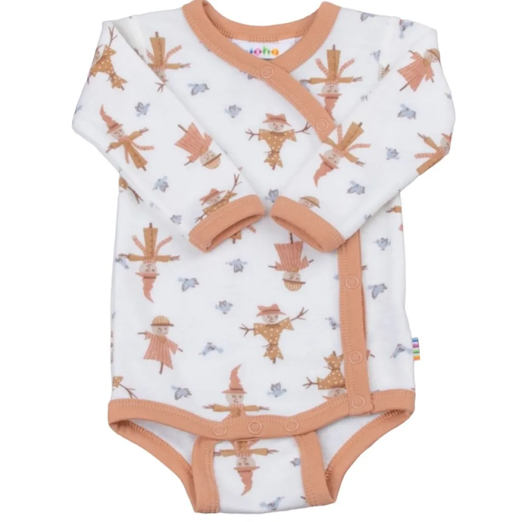 Babybody med sidostängning Off White>Joha