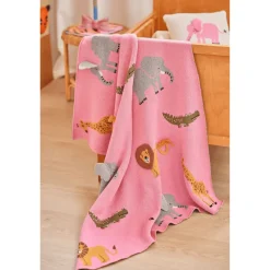Babyfilt I Bomull Pink><noscript><img width=