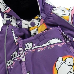Babyoverall Polar Bears Purple Heart><noscript><img width=
