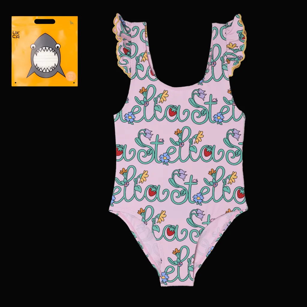 Baddräkt Rosa Multicolor>Stella McCartney Kids
