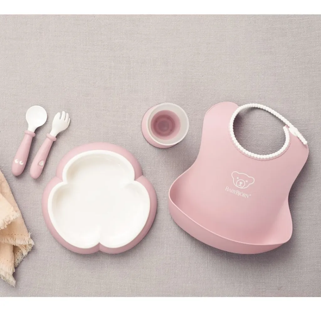 Barnservis Med Haklapp Puderrosa>BabyBjörn Online