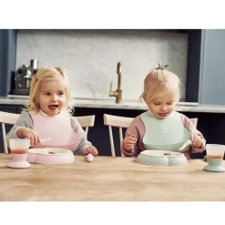 Barnservis Med Haklapp Puderrosa><noscript><img width=