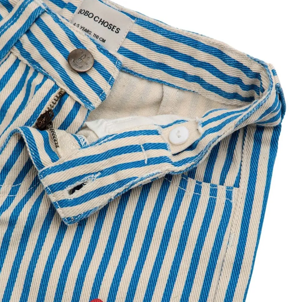 B.C Circle Randiga Shorts Blå>Bobo Choses Outlet
