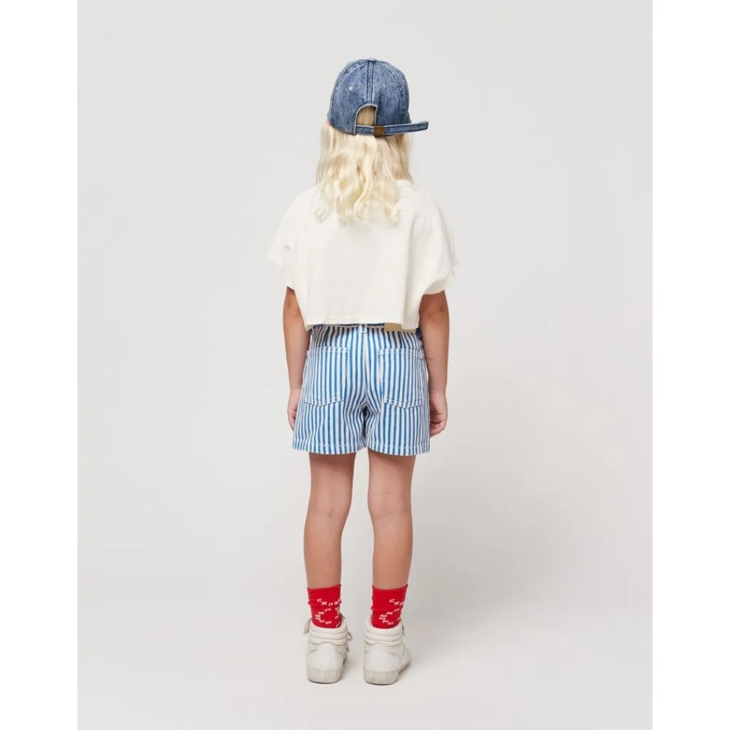 B.C Circle Randiga Shorts Blå>Bobo Choses Outlet