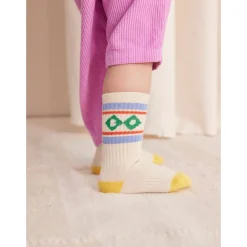 B.C Diamond Långa Strumpor För Baby Vit>Bobo Choses New