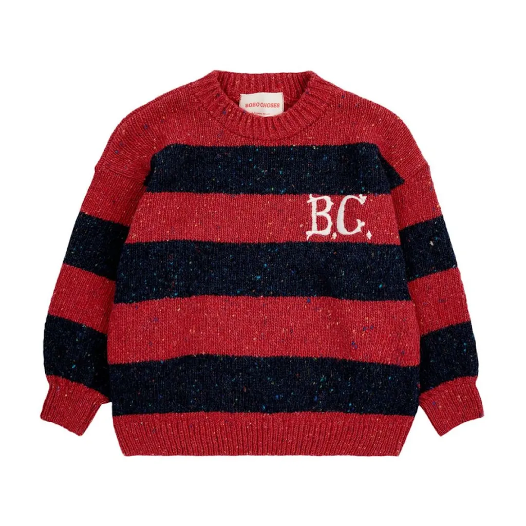 B.C Vintage Stickad Tröja Röd>Bobo Choses Clearance