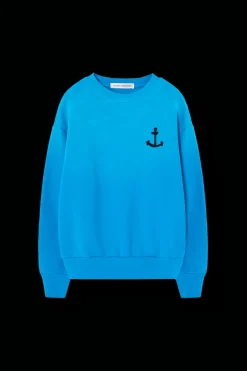 Bear Sweatshirt Blue>The Animals Observatory Outlet
