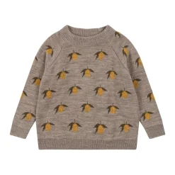 Belou Lemon Stickad Blus Lemon>Konges Sløjd New