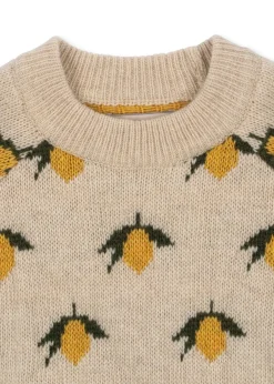 Belou Lemon Stickad Blus Lemon>Konges Sløjd New