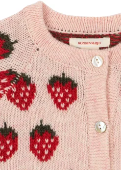 Belou Stickad Kofta Strawberry><noscript><img width=