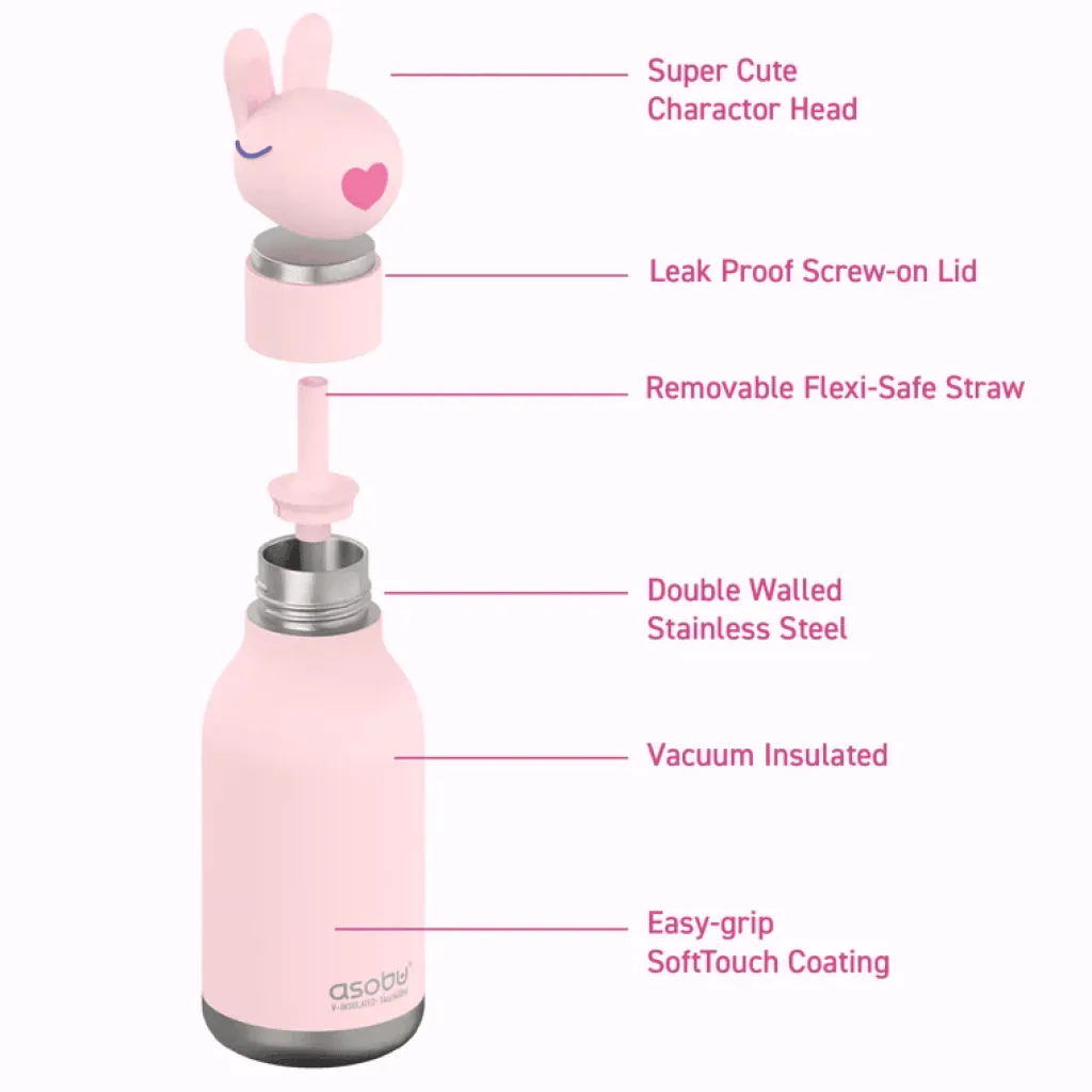 Bestie Vattenflaska Bunny>Asobu New