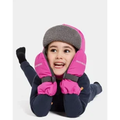 Biggles Zip Mitten Skidhandskar Plastic Pink><noscript><img width=