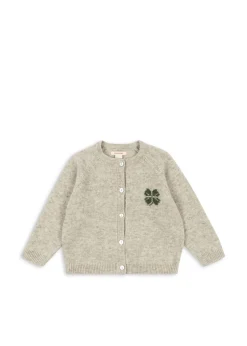 Billi Stickad Kofta Off White Melange>Konges Sløjd New