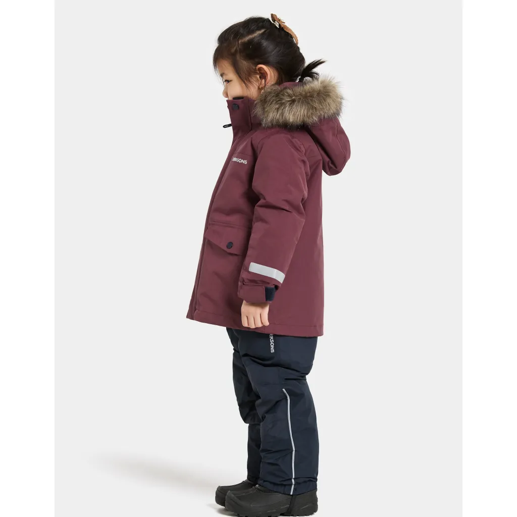 Bjärven Kids 4 Parka Anemon Red>Didriksons Discount