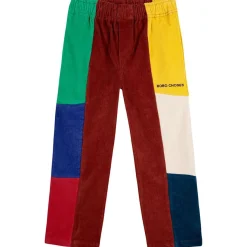 Blockfärgade Manchesterbyxor Brun>Bobo Choses New