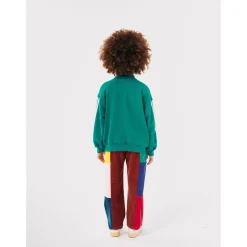 Blockfärgade Manchesterbyxor Brun><noscript><img width=