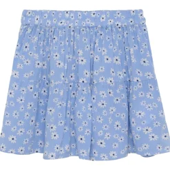 Blommig Kjol Bel Air Blue>Creamie Sale