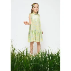 Blommig Klänning Anemone Yellow><noscript><img width=
