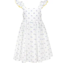 Blommig Klänning Pearl White>Paade Mode Discount