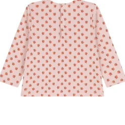 Blommig Långärmad T-shirt Ljusrosa>Petit Bateau Outlet